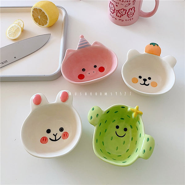 Cute Ceramic Dip Bowl - Home decor