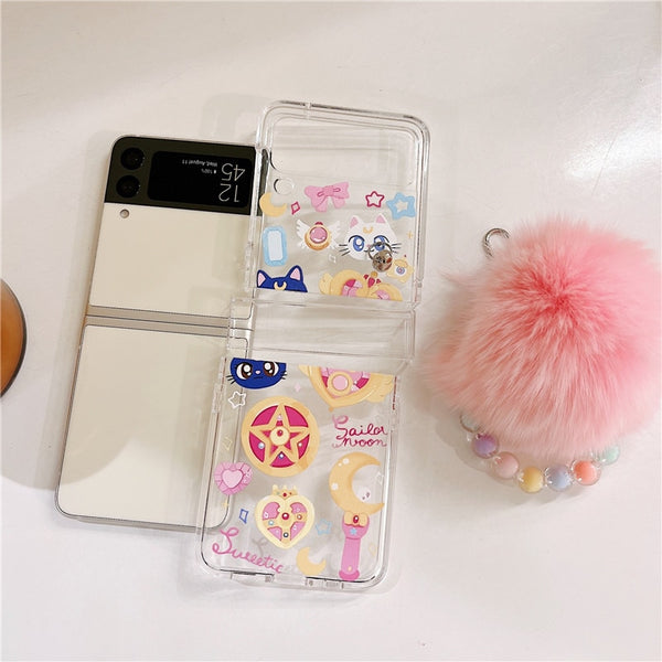 samsung galaxy z flip 3 sailor moon case