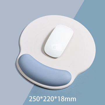 Mouse Pad with Keyboard Wrist Rest Set - moonlight gray