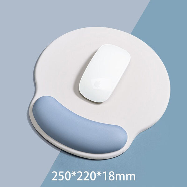 Mouse Pad with Keyboard Wrist Rest Set - moonlight gray