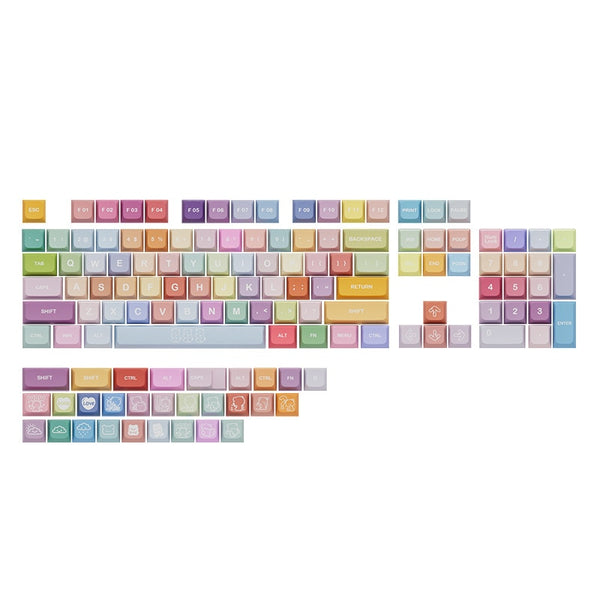 Rainbow keycaps set