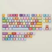 Rainbow keycaps set