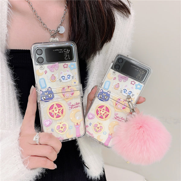 samsung galaxy z flip 3 sailor moon case