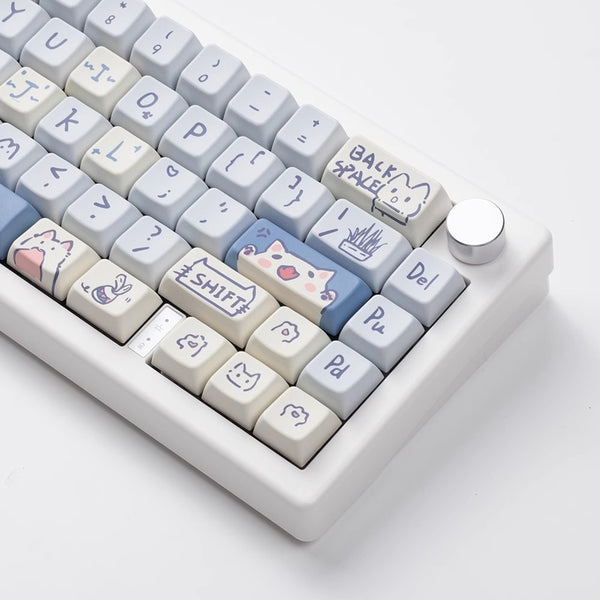 Blue keycaps set