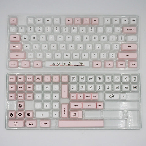 Cute Backlight keycaps set