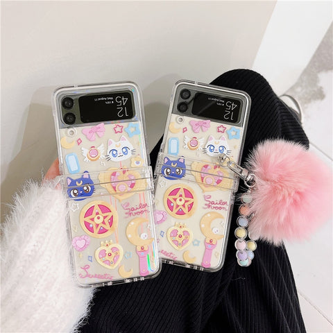 samsung galaxy z flip 3 sailor moon case