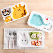 Children’s Cute animal Mea plate | cartoon ceramic dinner plate | rabbit plate | elephant plate | Giraffe Plate