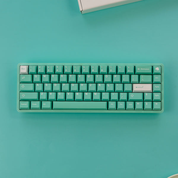 129 Keys  green keycaps set  |  Cherry profile keycaps set | Mechanical keyboard