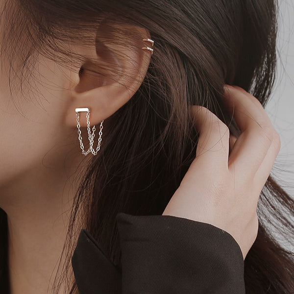 Delicate silver earrings | Dainty silver earrings - Jewelery