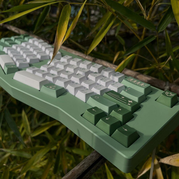 Green Arabic keycaps set