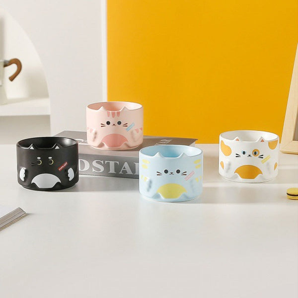 Kawaii ceramic coffee mugs