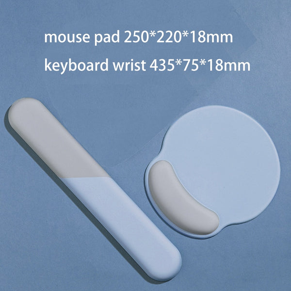 Mouse Pad with Keyboard Wrist Rest Set