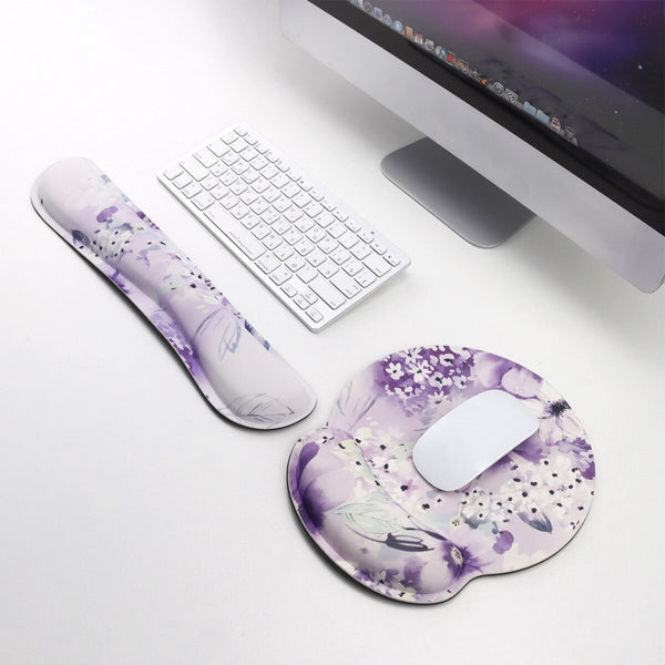 Mouse Pad and Keyboard Wrist Rest Set