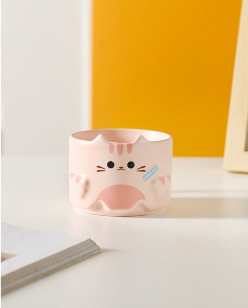 Kawaii ceramic coffee mugs