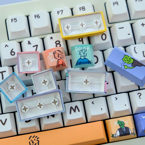 Anime keycaps set 