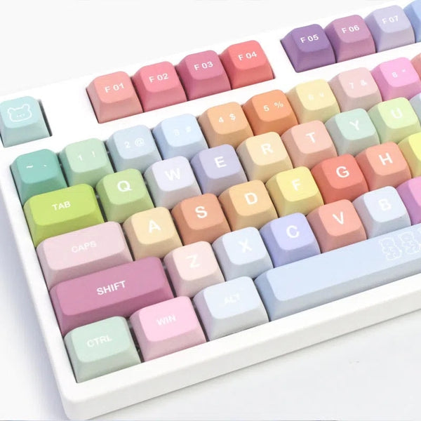 Rainbow keycaps set