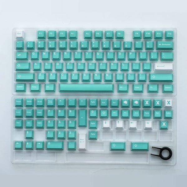 green keycaps set