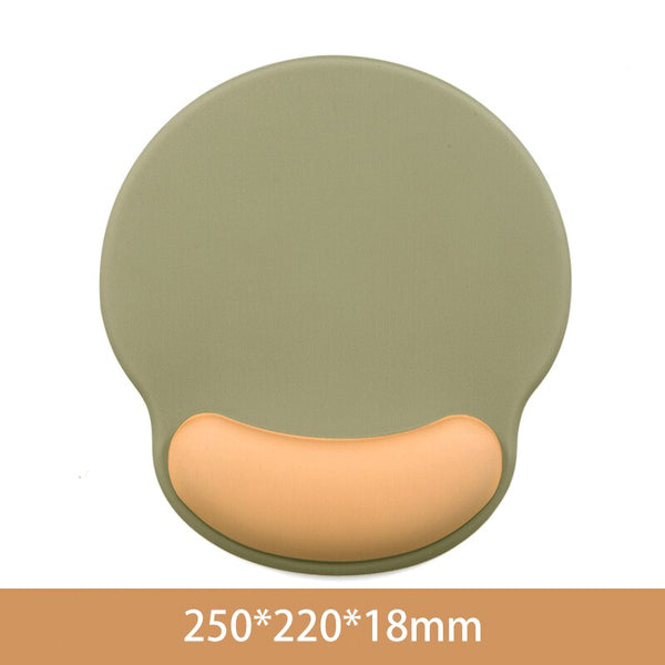 Mouse Pad with Keyboard Wrist Rest Set - pea green