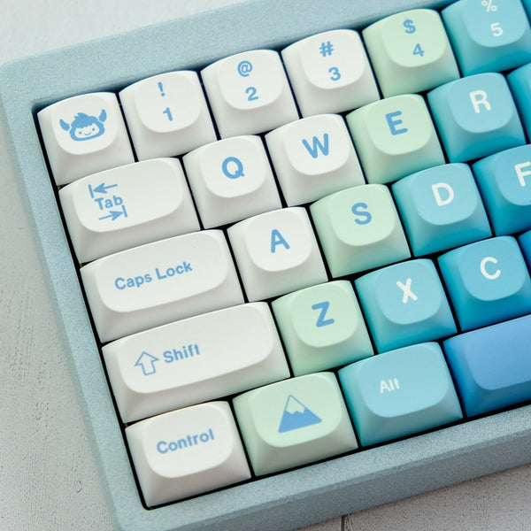 Blue keycaps set