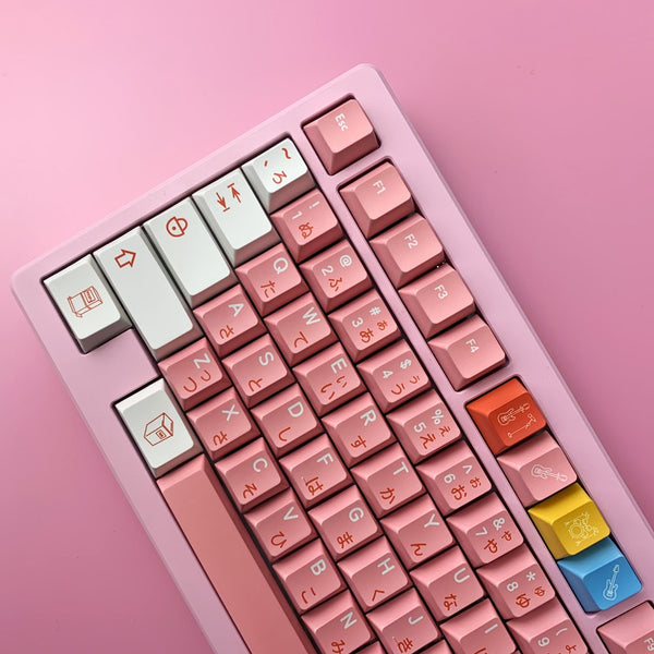 Pink korean keyaps set