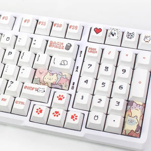 cat keycaps set