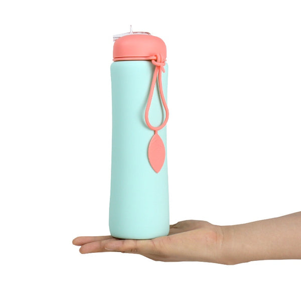 foldable silicone water bottle