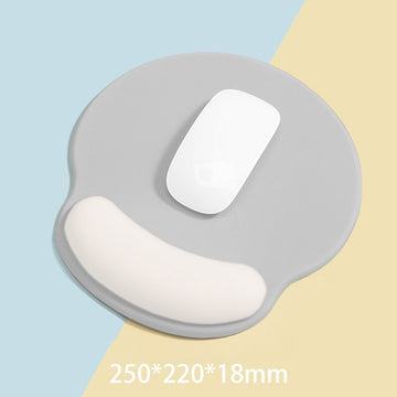 Mouse Pad with Keyboard Wrist Rest Set - dove grey