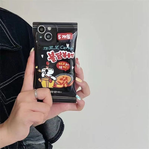 Korean Turkey Noodles Phone Case For iPhone 14 13 12 11 Pro XS MAX XR 7 8 Plus SE2020