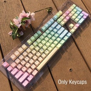 oem profile  keycaps set iridescent