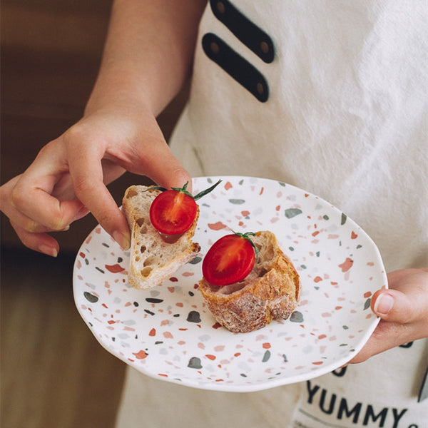 Terrazzo diner plate