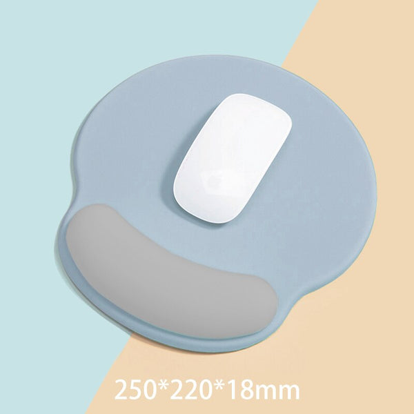 Mouse Pad with Keyboard Wrist Rest Set - haze blue