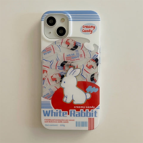 Kawaii White Rabbit  iPhone Cases for IPhone 11 12 13 14 Pro Max