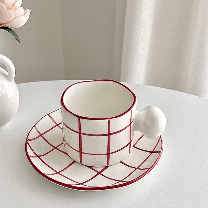 Originale Mug | Cute mug set | Sweet mug duo - China / cup and dish 2 / 201-300ml - Home decor