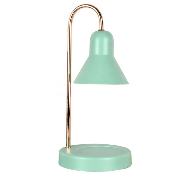 candel warmer lamp green