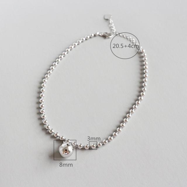 925 sterling silver anklet bracelet b