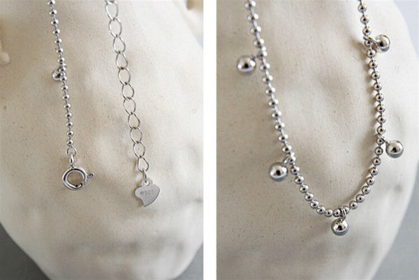 925 sterling silver anklet bracelet