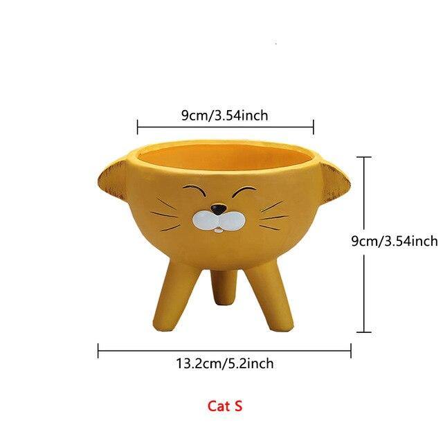 cartoon ceramic planters cat s