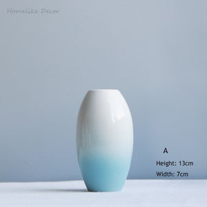 modern azure flower vase a