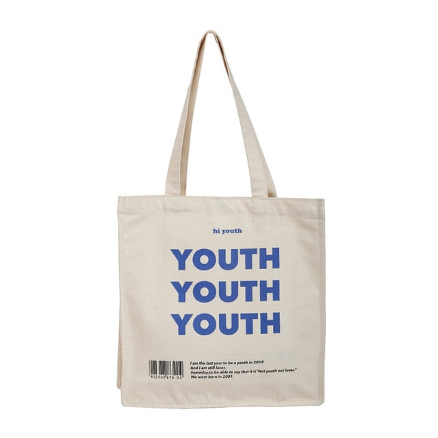 canvas tot bag youth square