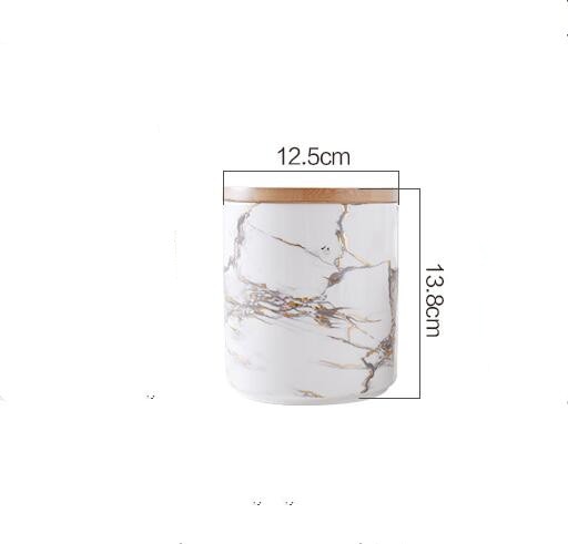scandinavian sealed ceramic jars 1pcs-m 3