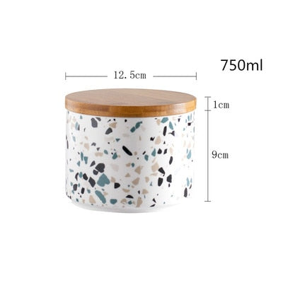 scandinavian sealed ceramic jars 1pcs-s 4