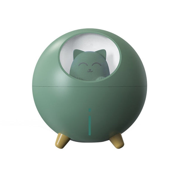 cute usb desk humidifier green