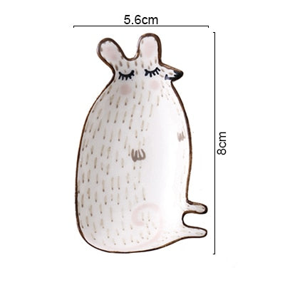 creative cartoon shaped plates mouse