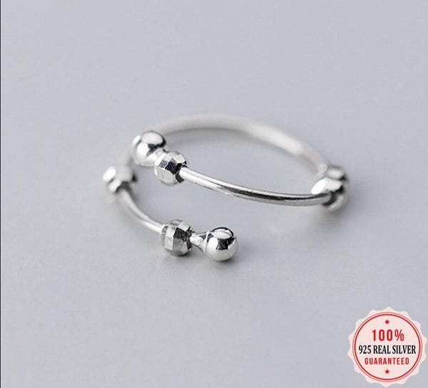 925 sterling silver anti anxiety ring