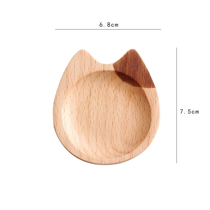 small wooden plates 2 / china / 7cm