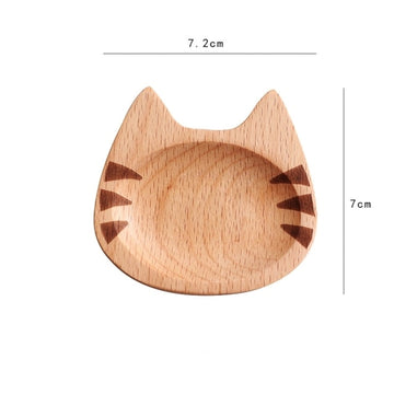small wooden plates 1 / china / 7cm