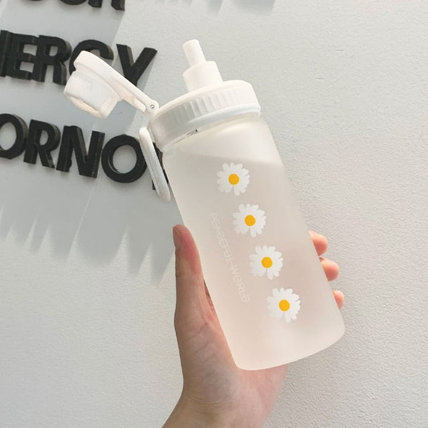 500ml kawaii glass tumbler with straw and rope 500ml / without rope 3