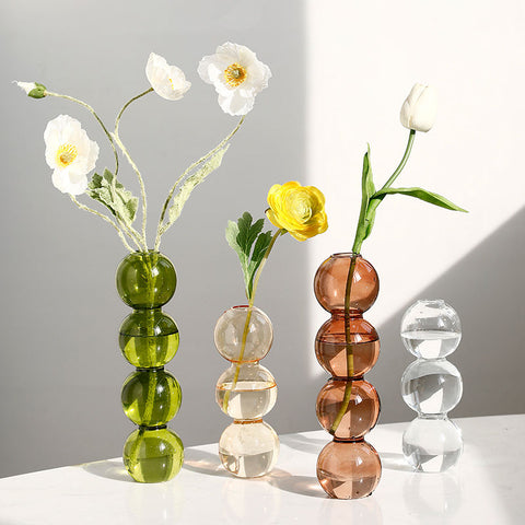 elegant retro glass vase