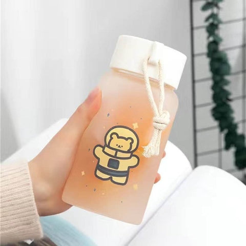 500ml  kawaii eco friendly glass tumbler 500ml / a