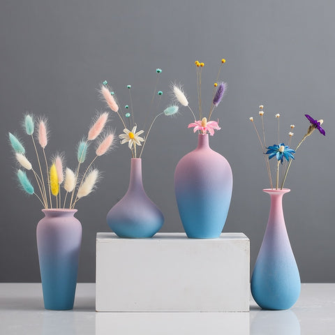 nordic light luxury ceramic vase